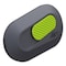 Slice Mini Cutters, Double Sided, Replaceable, Stainless Steel, Gray, Green 10514 - alternate 10